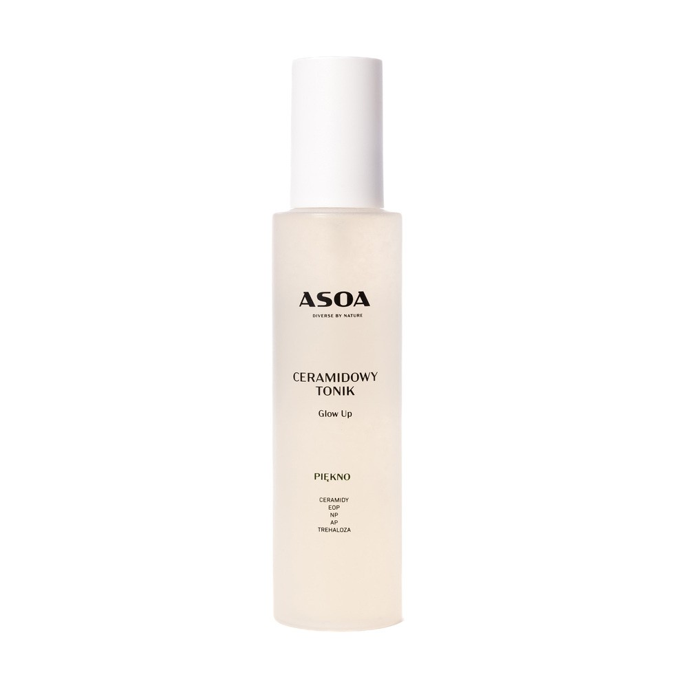 Asoa Glow Up ceramidowy tonik do twarzy 150 ml