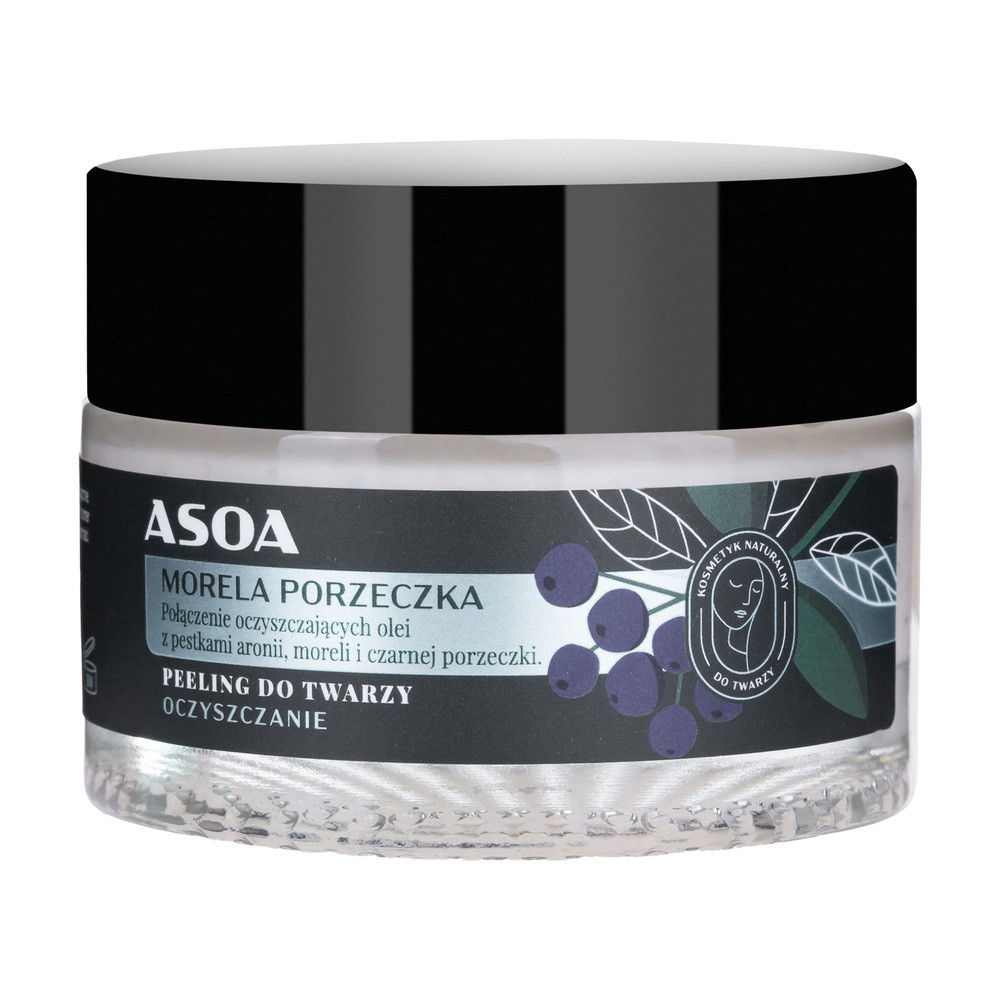 Asoa Peeling do twarzy - Naturalne oczyszczenie Morela-Porzeczka 5906660449423