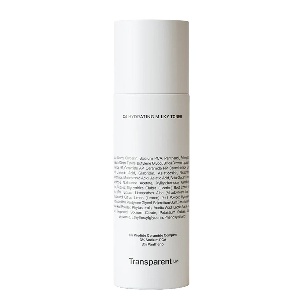 Transparent Lab C4 Hydrating Milky Toner Tonik wzmacniający barierę hydrolipidową
