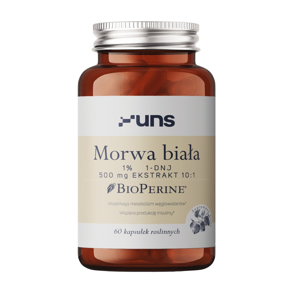 UNS Morwa Biała 500mg 1-DNJ 60vegcaps