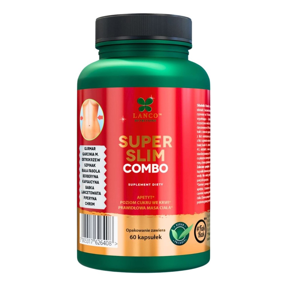 Lanco Nutrutions Super Slim Combo Suplement Diety 60 Kapsułek