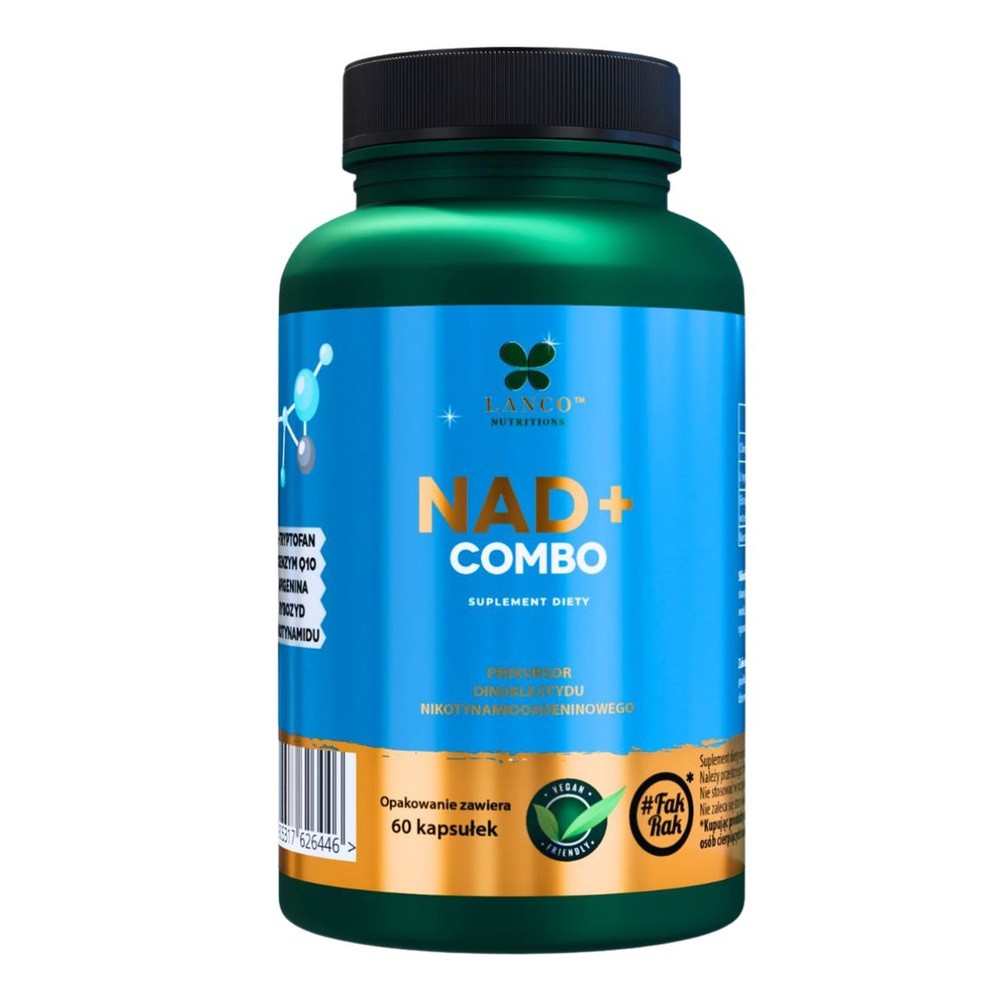 Lanco Nutritions Nad + Combo Suplement Diety 60 Kapsułek