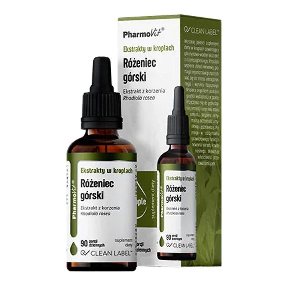 Pharmovit Ekstrakty w kroplach Różeniec górski, 30 ml