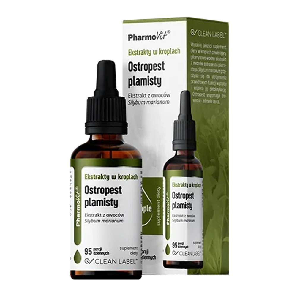 Pharmovit Ekstrakty w kroplach Ostropest plamisty, 30 ml