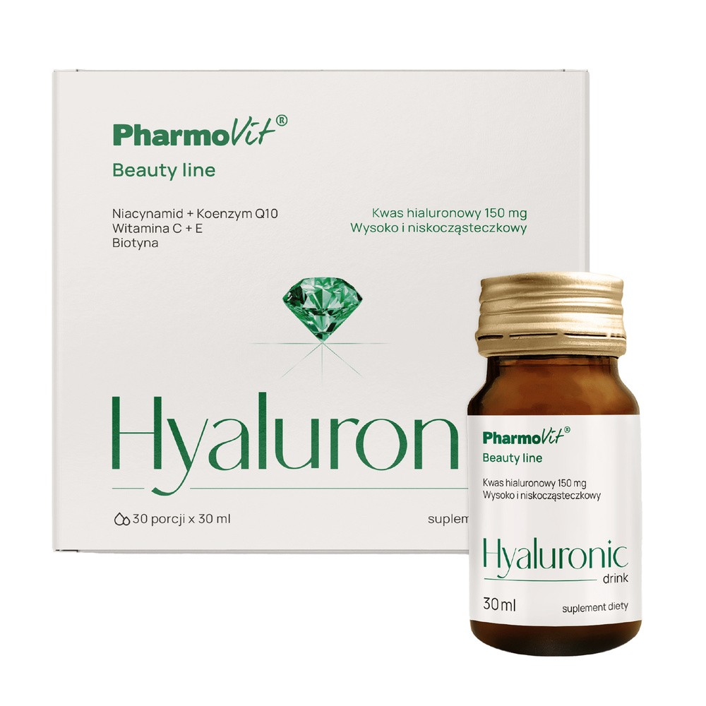 PharmoVit Beauty Line Hyaluronic drink, płyn, 30 ml x 30 szt.