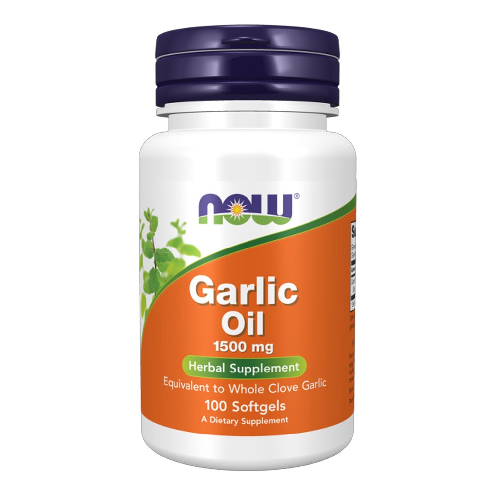 Now Foods NOW Garlic Oil 1500mg 100caps
