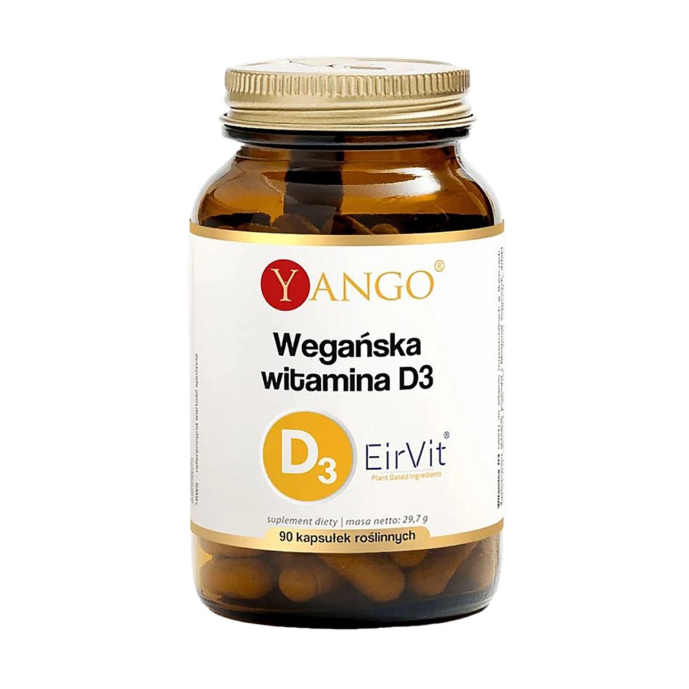 Yango Wegańska Witamina D3, 90 kapsułek
