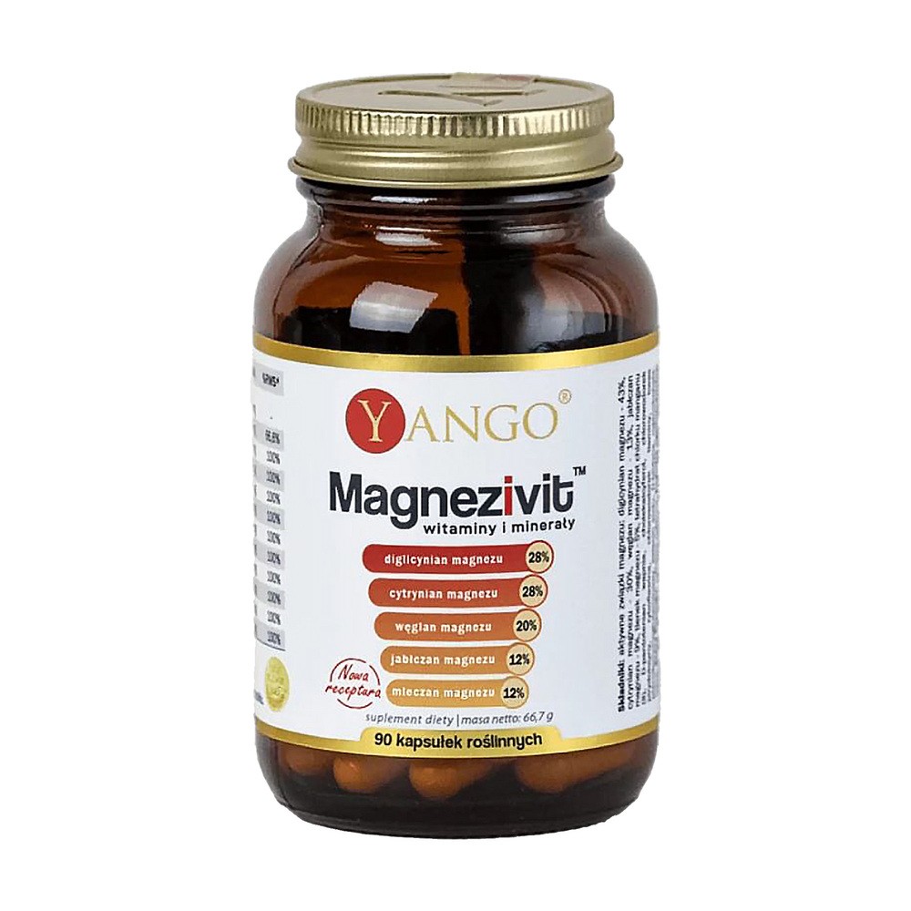 Yango Magnezivit witaminy i minerały, 90 kaps.