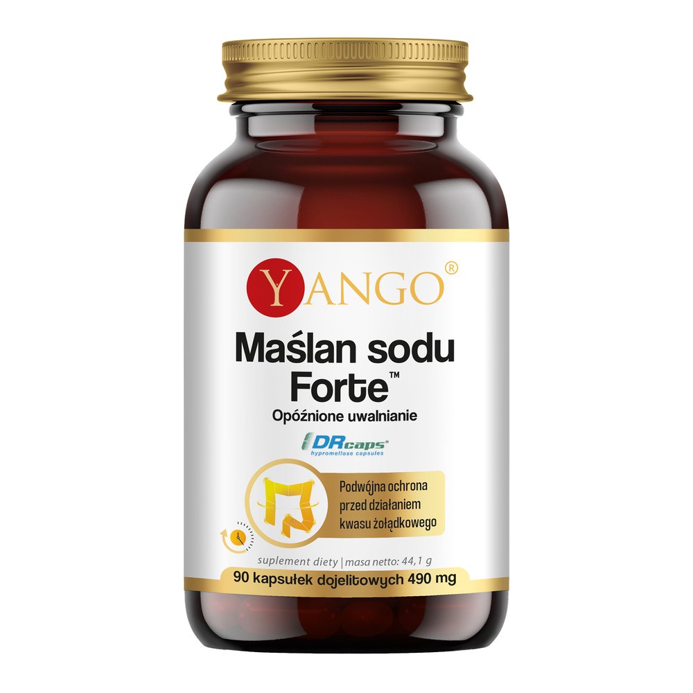 Yango Maślan sodu Forte Suplement diety 90 kaps.
