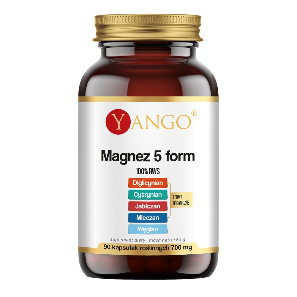 Yango Magnez 5 Form, 90 kapsułek roślinnych
