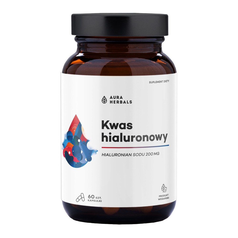 Aura Herbals Kwas Hialuronowy Suplement Diety 60 Kapsułek