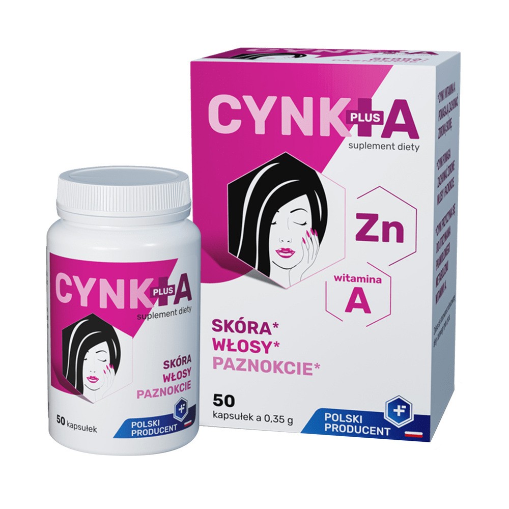Farmapol Cynk Plus A, kapsułki twarde, 50 szt.