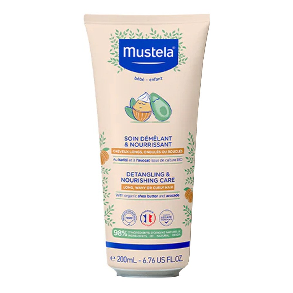 Mustela Bebe Enfant, odżywka ułatwiająca rozczesywanie włosów, 200 ml