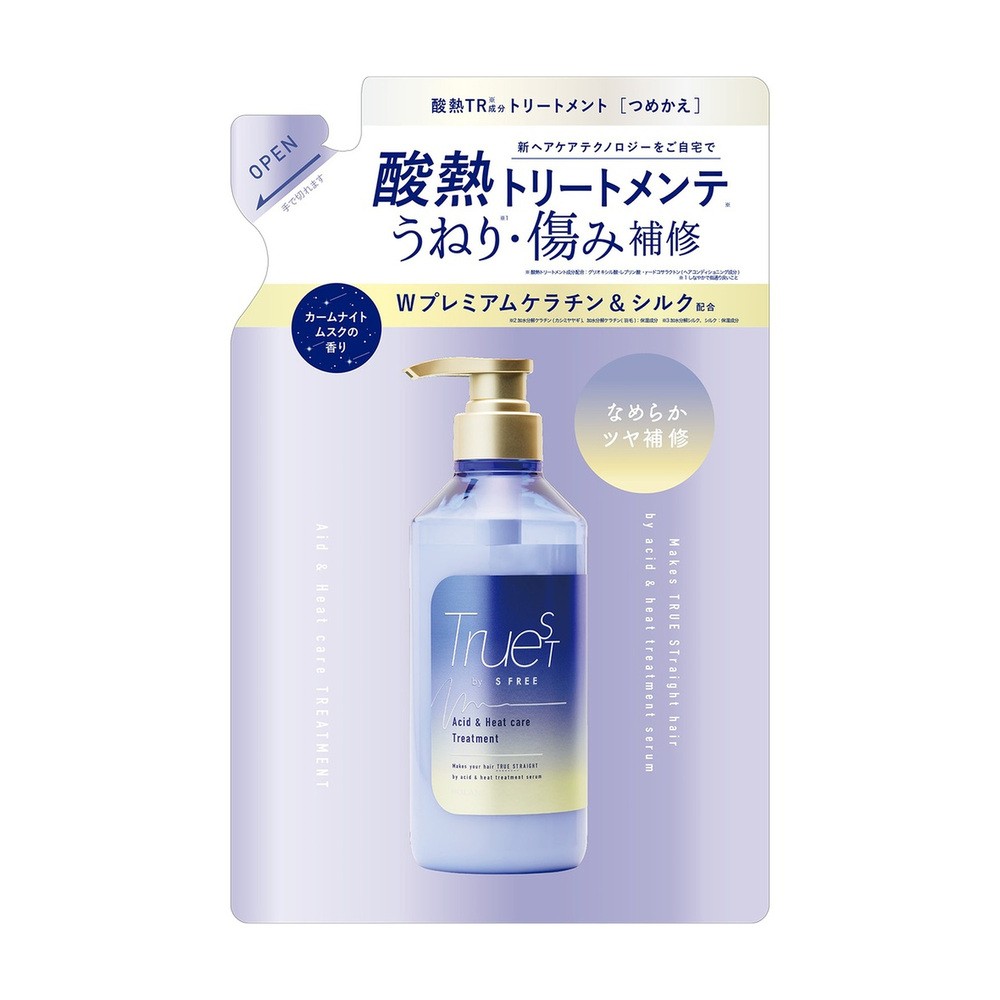 Truest by S Free Acid & Heat Care, regenerująca odżywka, refill, 400 ml