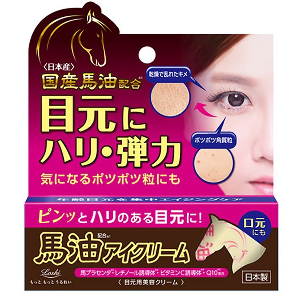Loshi Moist Aid Eye Cream BA, intensywnie nawilżający i przeciwzmarszczkowy krem pod oczy, 20 g