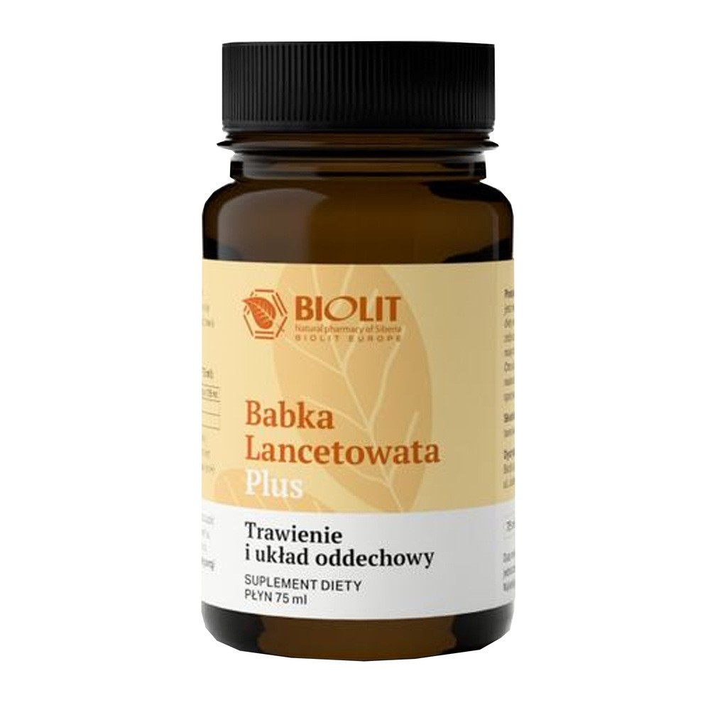 Biolit Babka lancetowata Plus Na trawienie i układ oddechowy 75 ml
