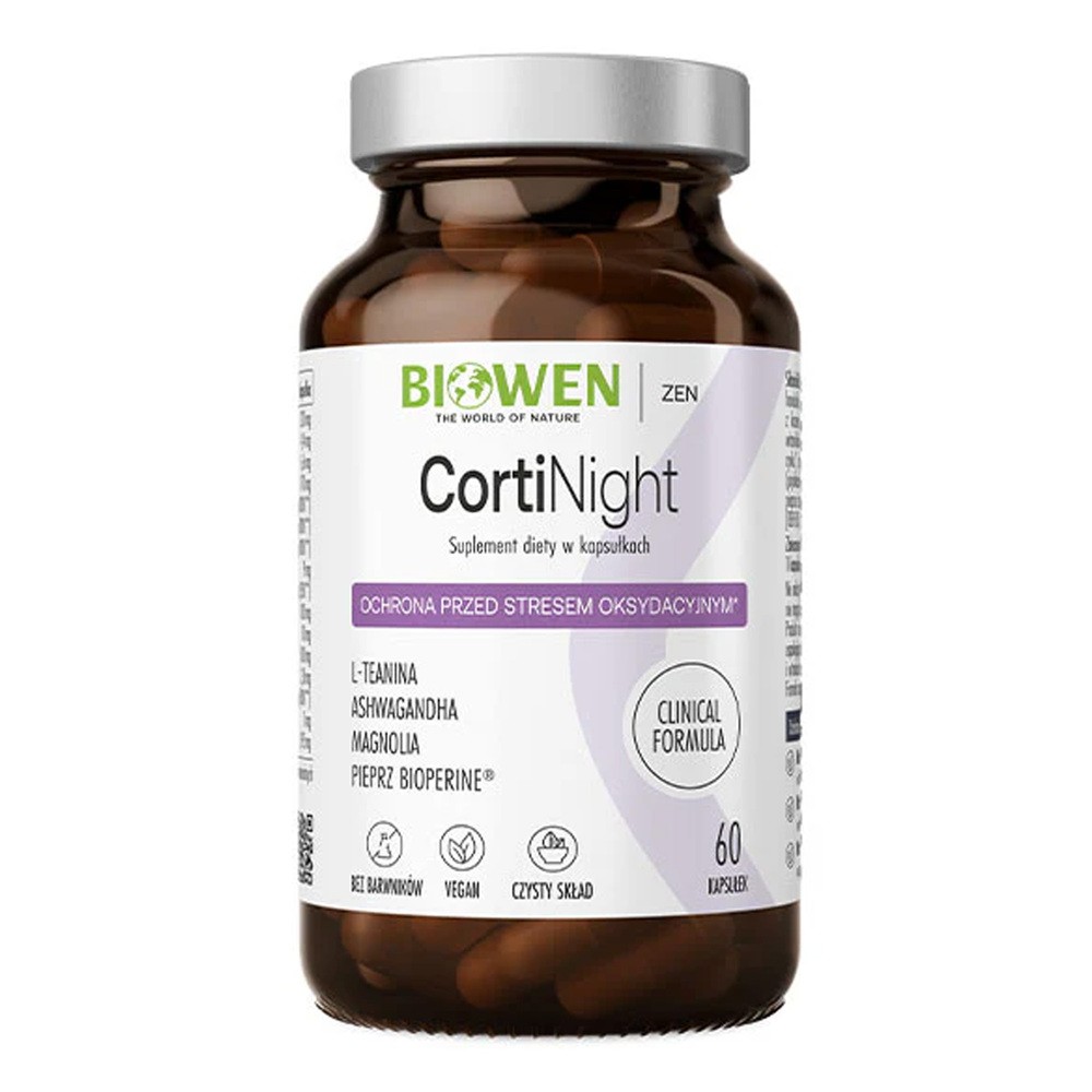 Biowen CortiNight, kapsułki twarde, 60 szt.
