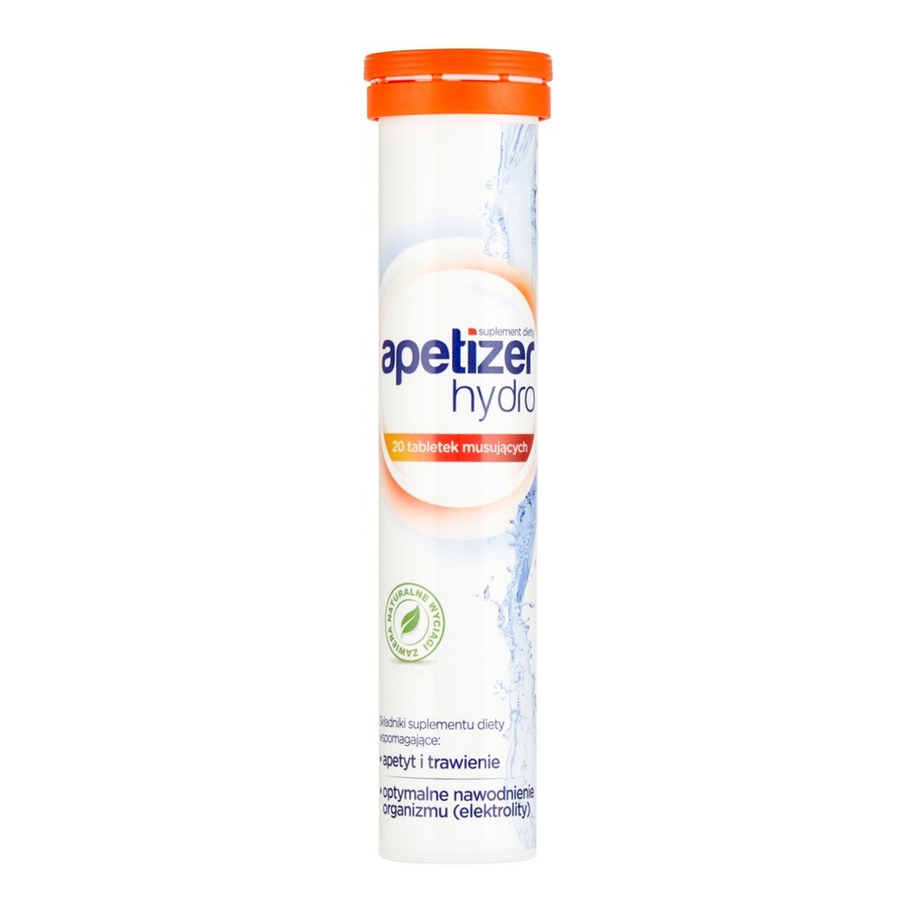 Apetizer Hydro, 20 tabletek musujących