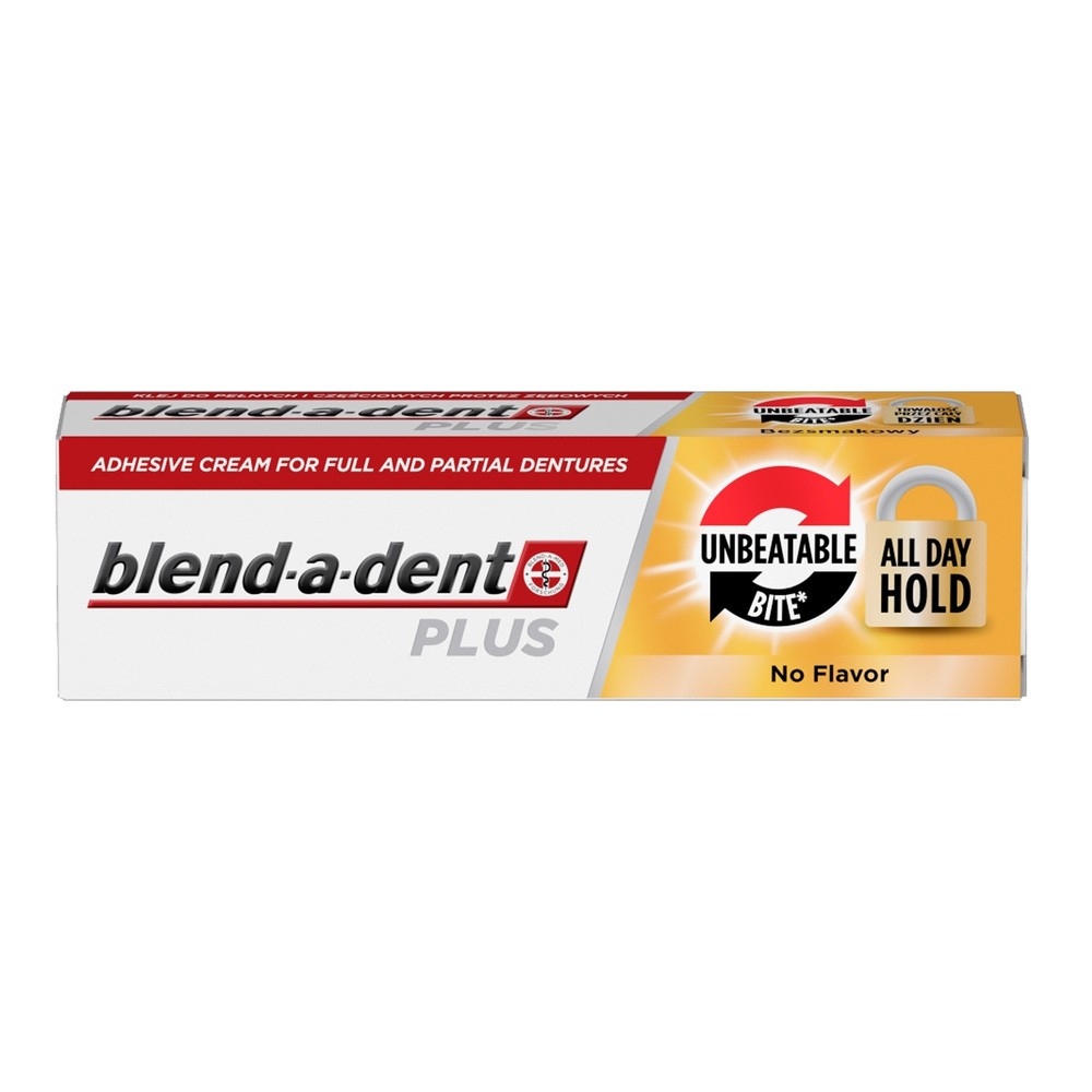 Blend-a-dent Plus, klej do protez w kremie, Unbeatable Hold, 40 ml