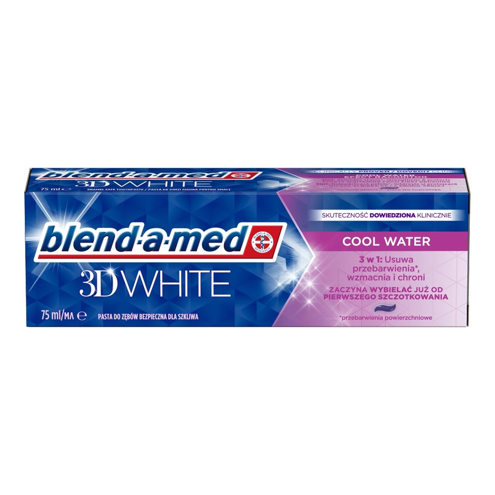 Blend-a-med 3d white cool water, pasta do zębów, 75 ml