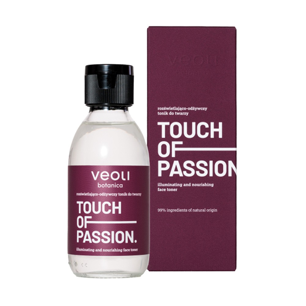 Veoli Botanica Touch of Passion Rozświetlająco-Odżywczy Tonik do Twarzy 150ml