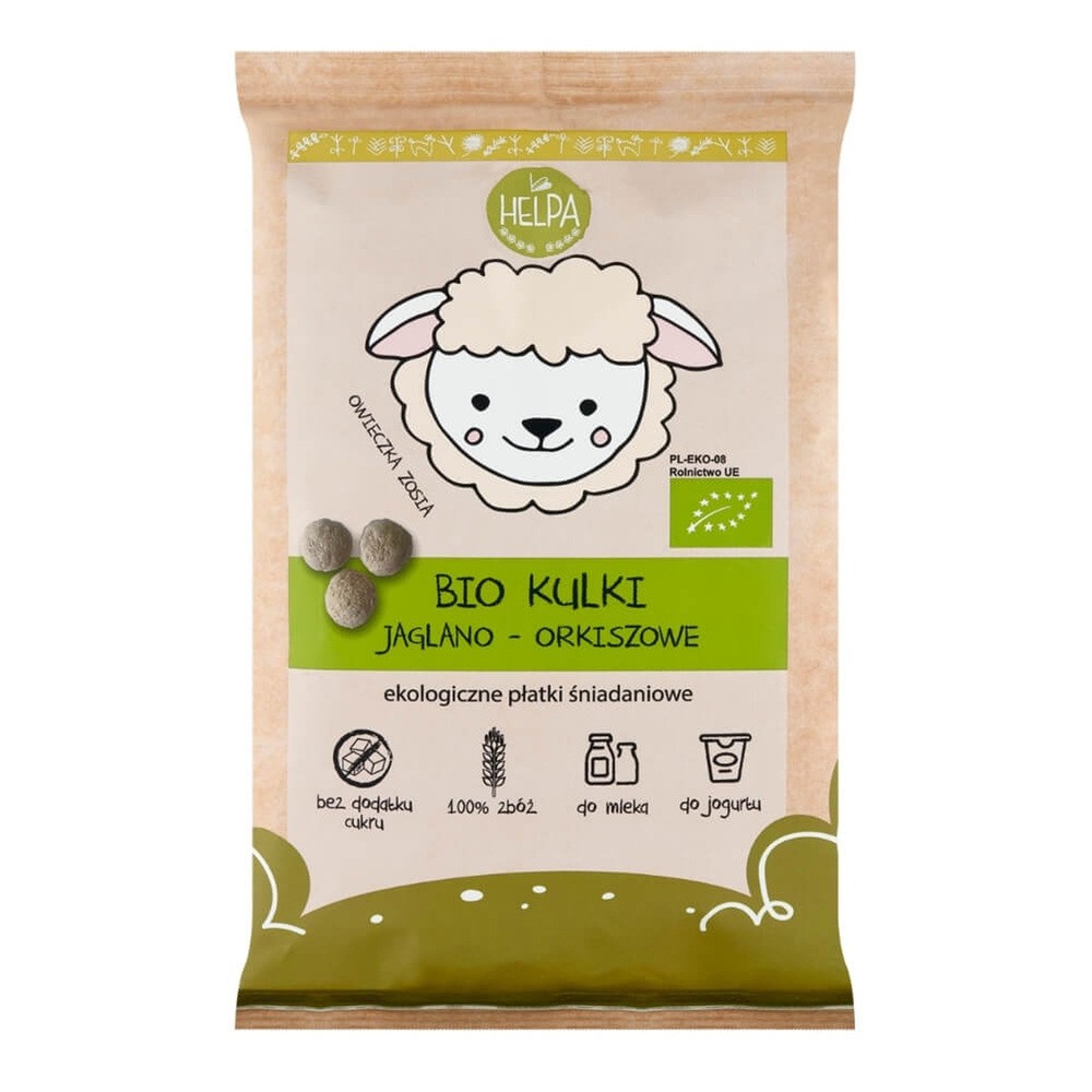 HELPA KULKI JAGLANO - ORKISZOWE BIO 160 g - HELPA BP-5907222061817