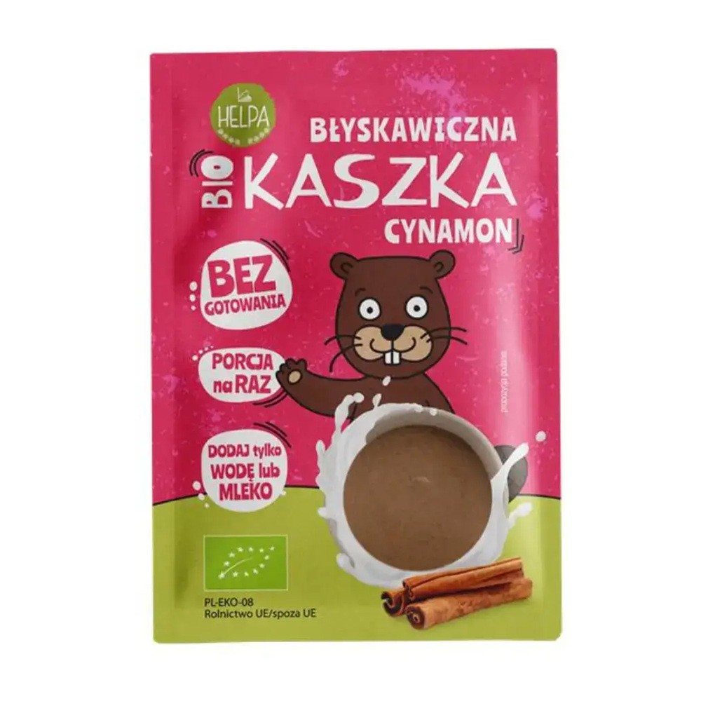 Helpa Kaszka błyskawiczna cynamon 35 g Bio