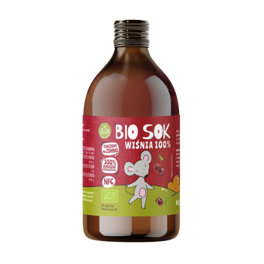 Helpa Sok Wiśnia 100% 250 ml Bio