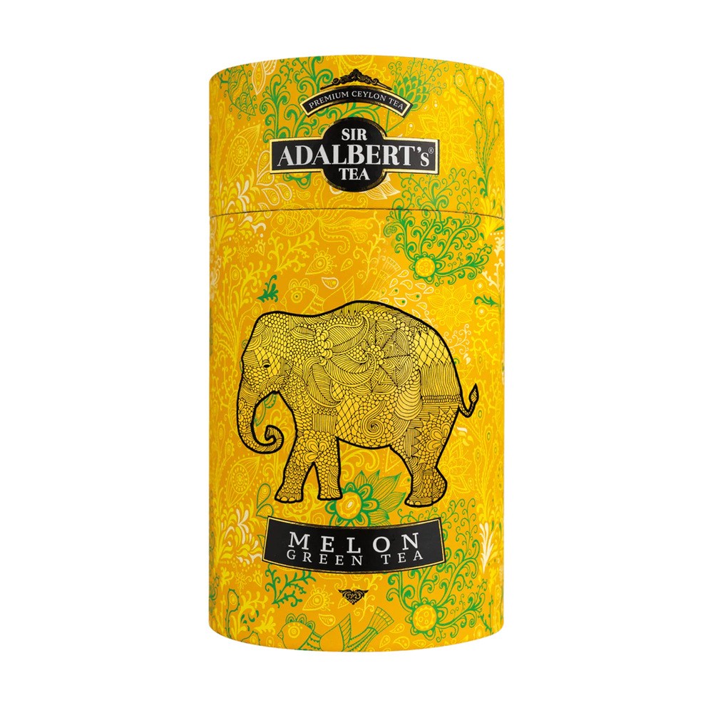 Herbata Adalbert's Green Tea Melon - Liściasta 100g W Puszce