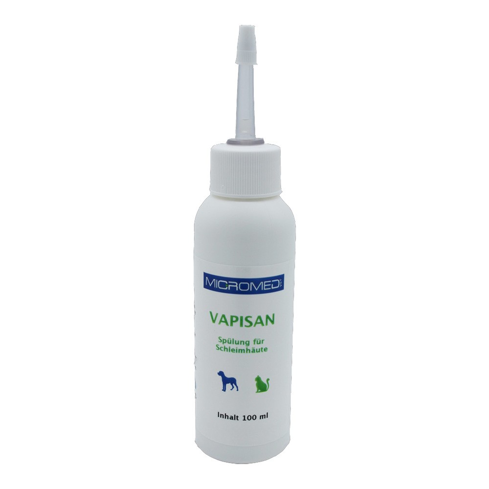 Micromed Vapisan Płyn Ze Srebrem Do Przemywania Błon Śluzowych Dla Psów I Kotów 100Ml