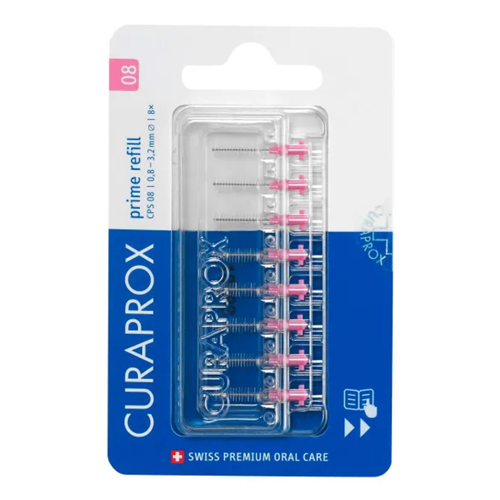Curaprox Curaprox Prime Refill CPS 0,8 3,2 mm szczoteczka do przestrzeni międzyzębowych 8 szt unisex
