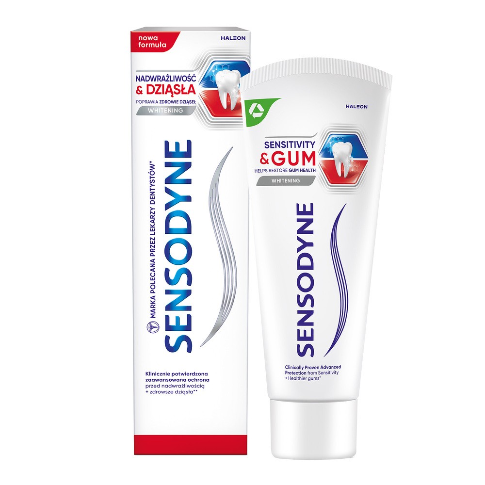 Sensodyne Nadwrażliwość i Dziąsła pasta do zębów 75 ml - pasta do zębów