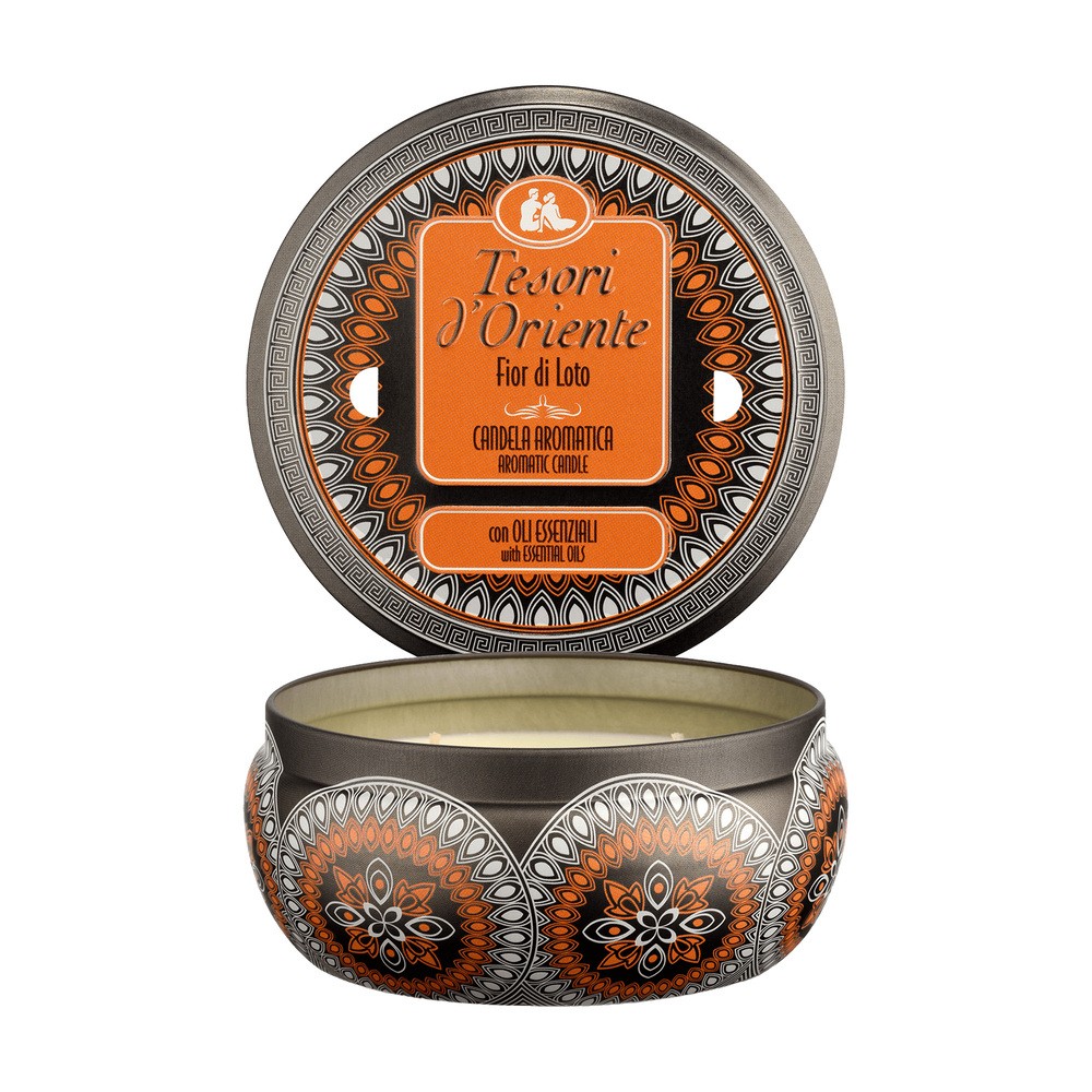Tesori d'Oriente Tesori d'Oriente Kwiat lotosu - świeca zapachowa (200 g) 800970043715