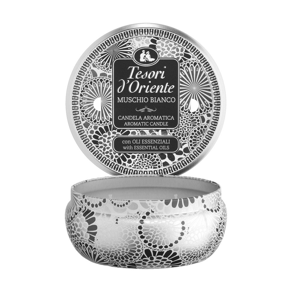Tesori d'Oriente Tesori d'Oriente Białe piżmo - świeca zapachowa (200 g) 8008970043708