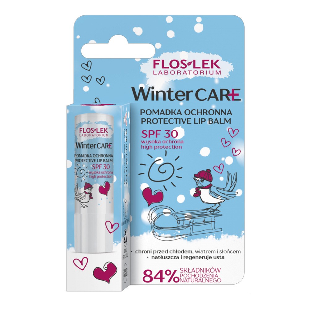 Floslek Winter Care Pomadka ochronna do ust SPF30, 4 g