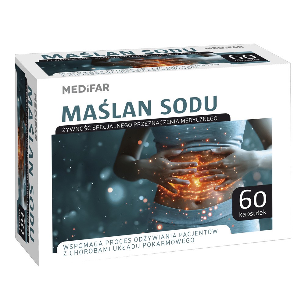MediFar, Maślan Sodu, kapsułki, 60 sztuk