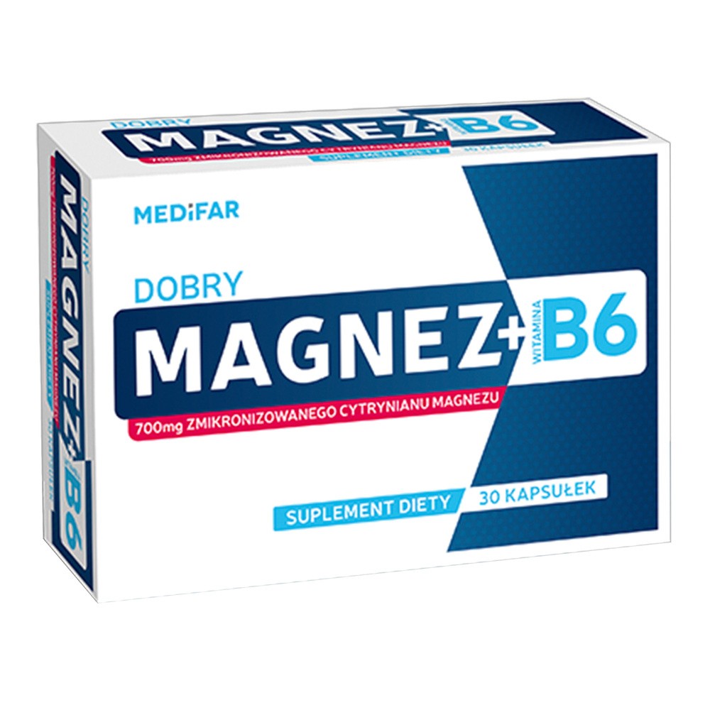 Medifar Magnez B6, kapsułki, 30 szt.