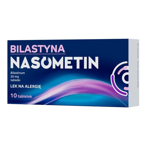 Bilastyna Nasometin, 20 mg, tabletki, 10 sztuk