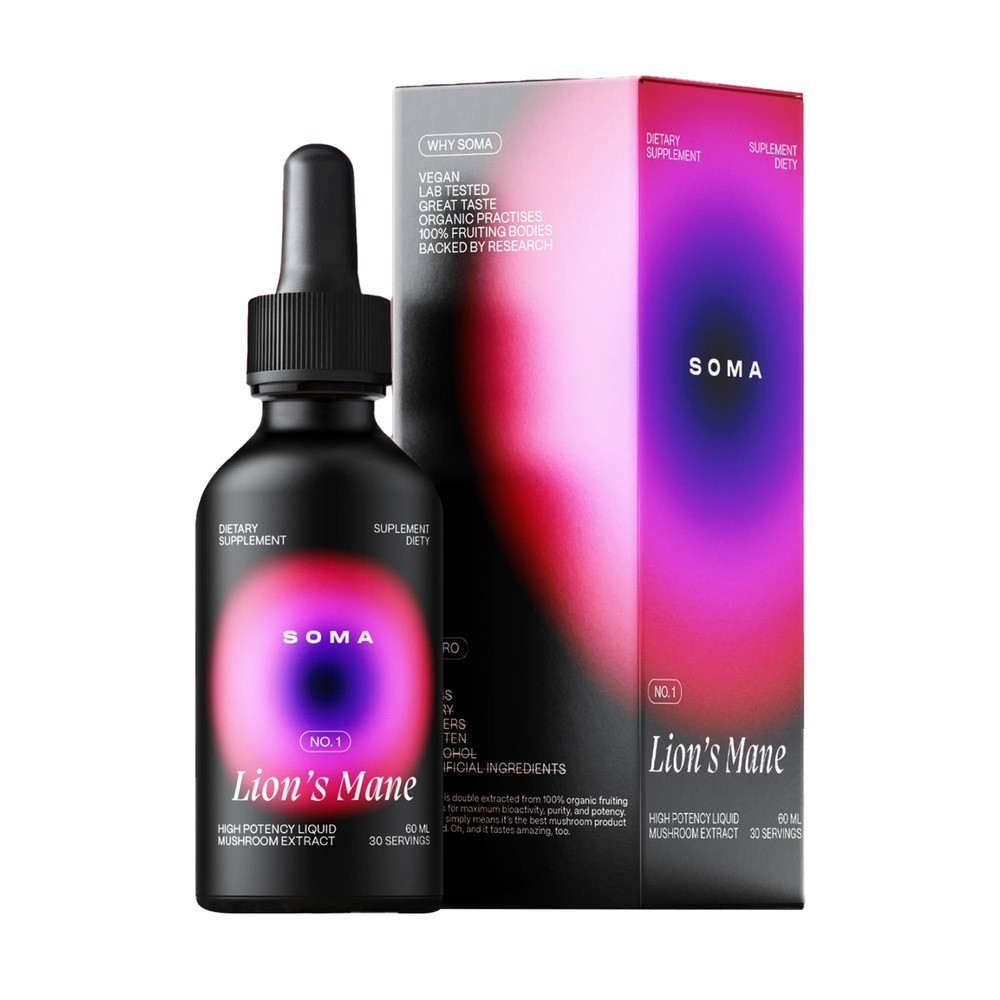 Soma Lion's Mane, płyn, smak karmelowy, 60 ml
