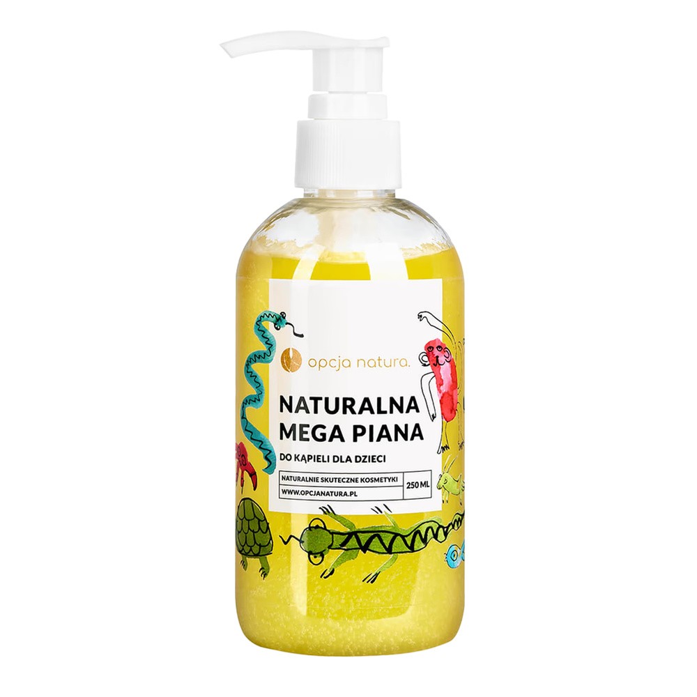 Opcja.natura Opcja Natura Płyn Do Kąpieli Naturalna Mega Piana 250 ml 3293-6697