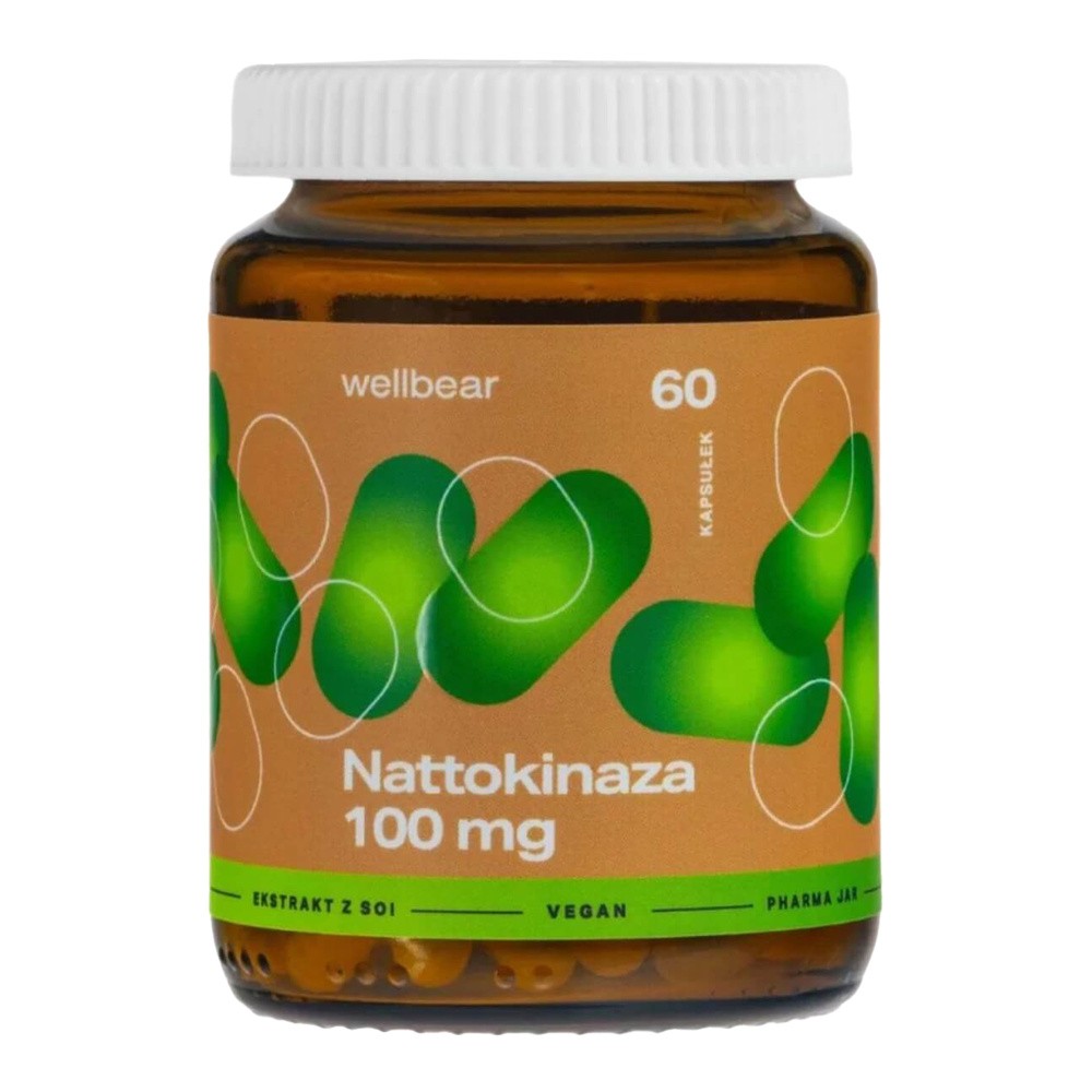 Wellbear Nattokinaza 100 mg, kapsułki, 60 szt.