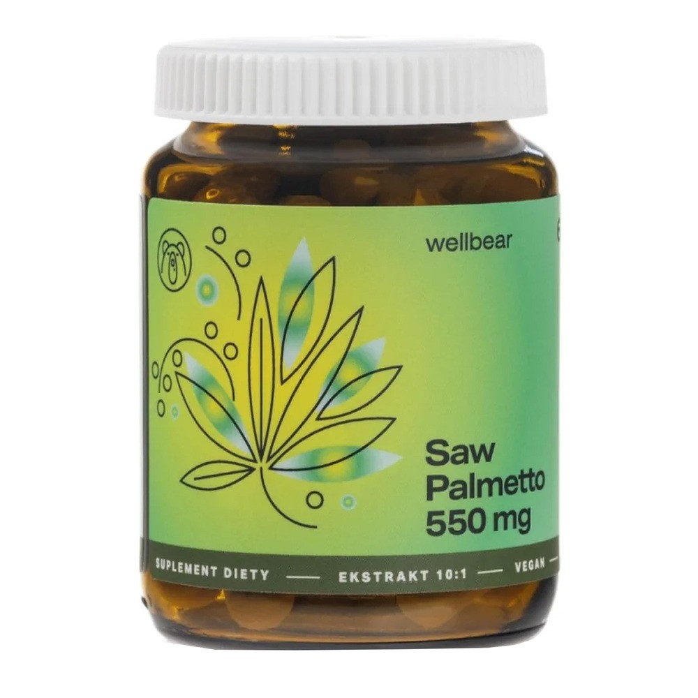 Wellbear Saw Palmetto 550 mg, kapsułki, 60 szt.
