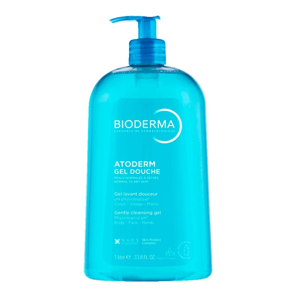 Bioderma Atoderm Gel Douche, nawilżający żel pod prysznic i do kąpieli, 1000 ml