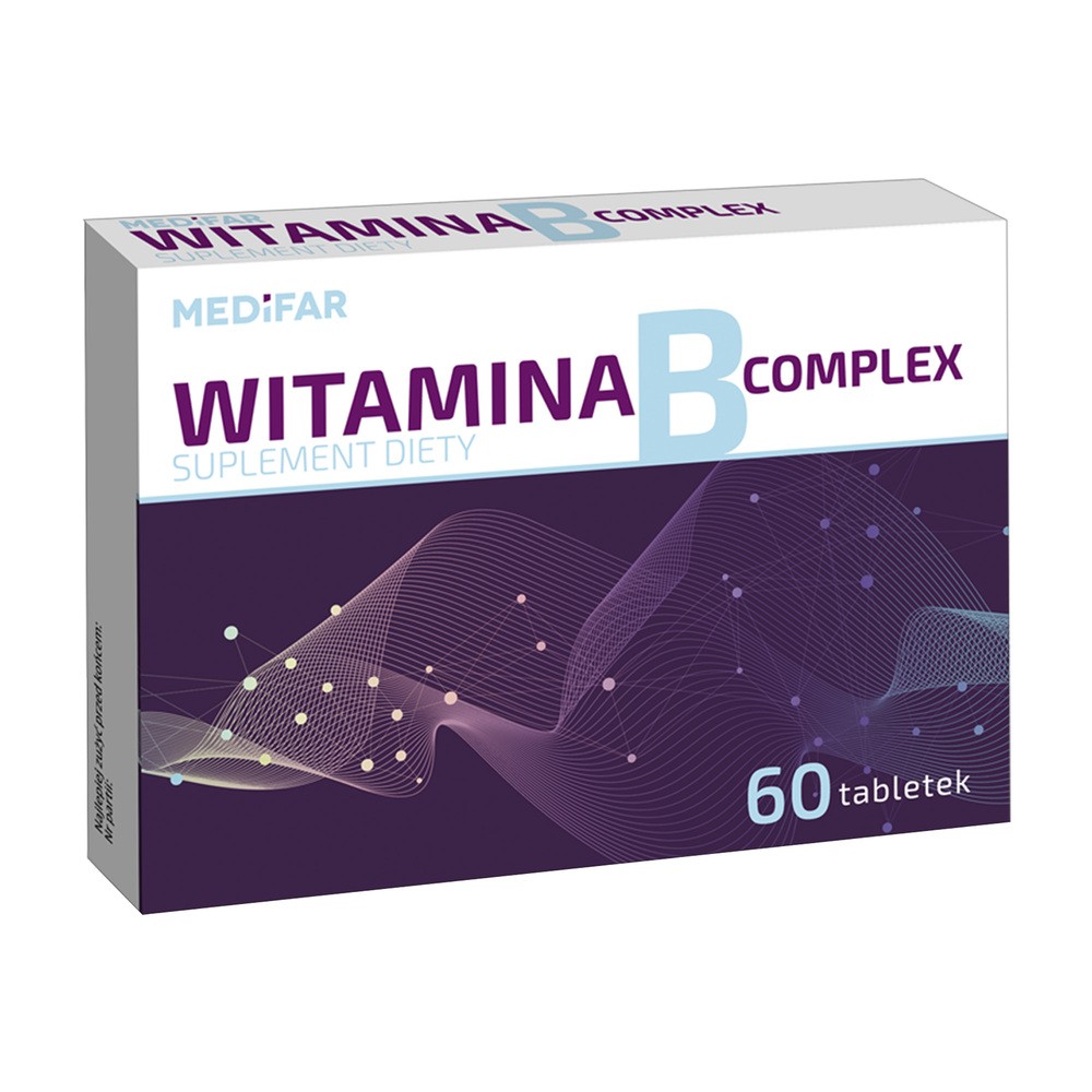 MediFar, B Complex, tabletki, 60 sztuk