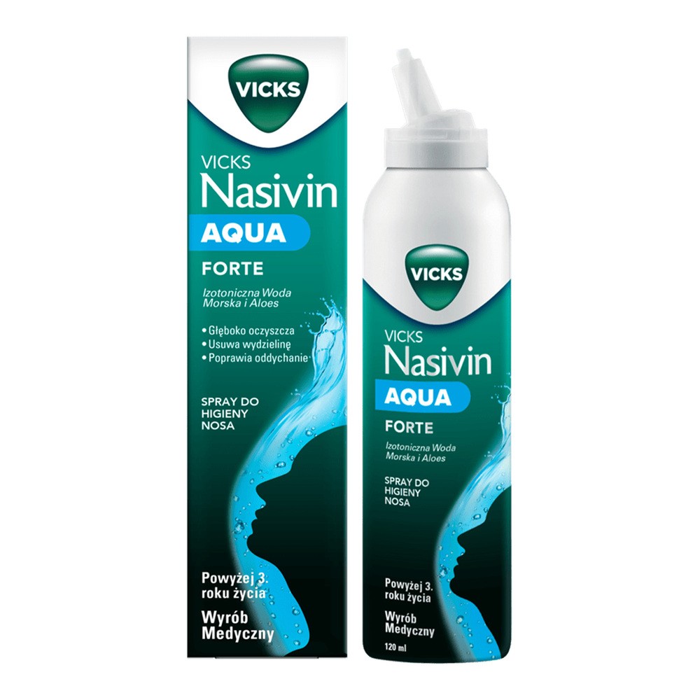 Vicks Nasivin Aqua Forte, spray, 120 ml
