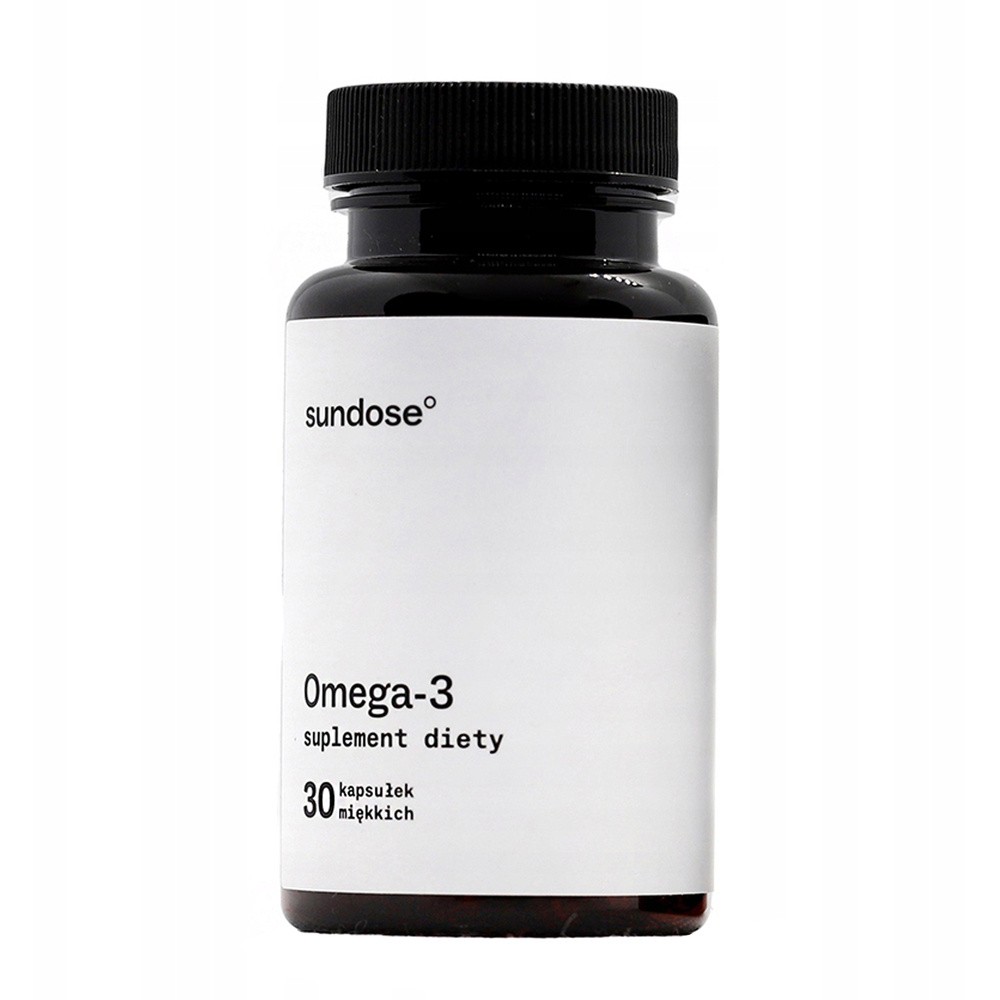 Sundose Kwasy Omega-3 Słoik, kapsułki miekkie 30 szt.