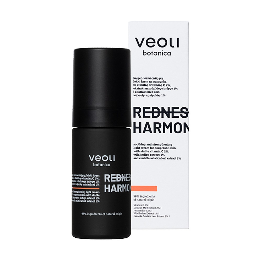 Veoli Botanica Redness Harmony kojąco-wzmacniający lekki krem na naczynka 30ml