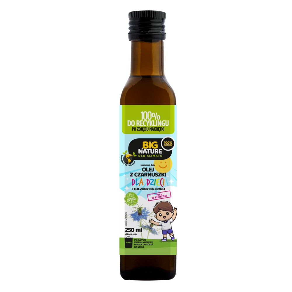 Big Nature Olej z czarnuszki dla dzieci 250 ml
