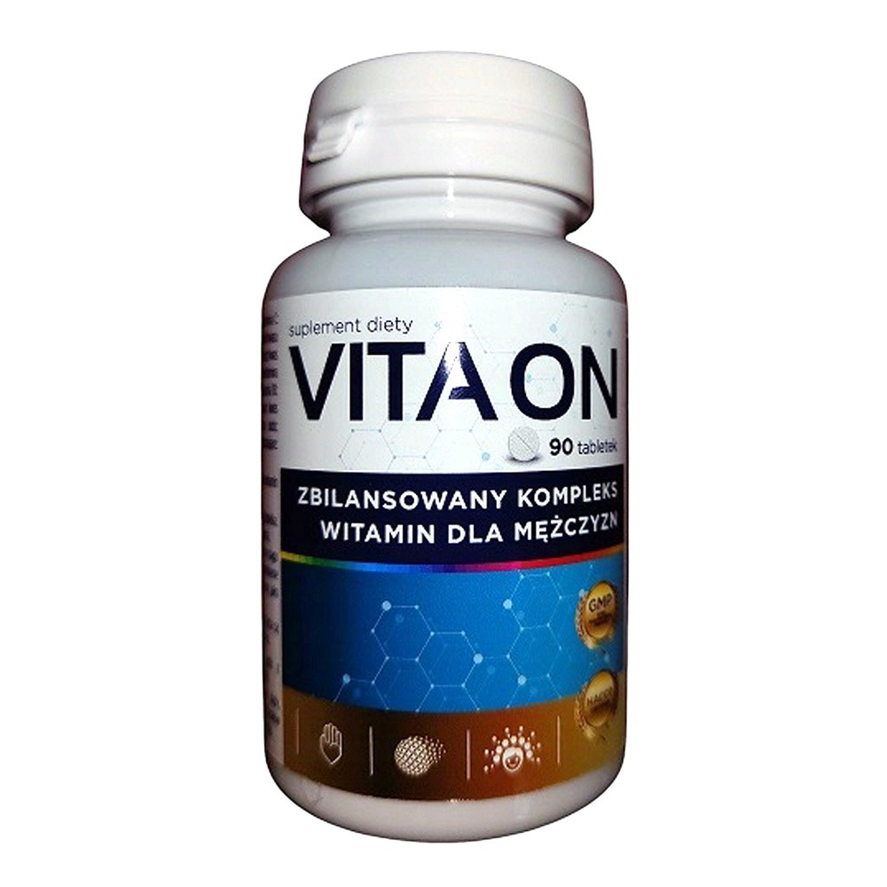 Vita On Zbilansowany kompleks witamin dla mężczyzn, 90 tabl.