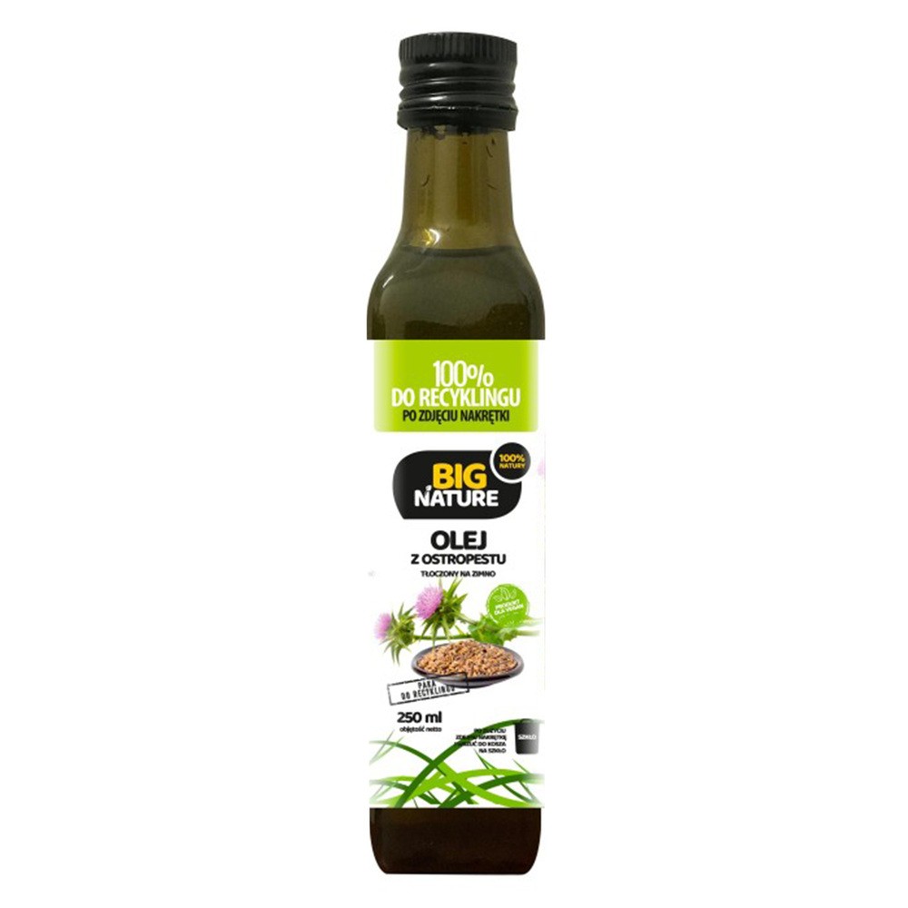 Big Nature Olej z ostropestu tłoczony na zimno 250 ml